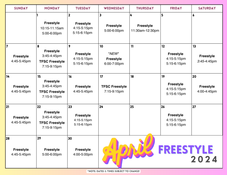 Freetyle April